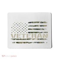 Soldier Military Camo Veteran American Flag Mousepad thumb 0
