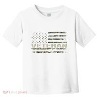 Soldier Military Camo Veteran American Flag Toddler T-Shirt thumb 0