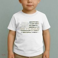 Soldier Military Camo Veteran American Flag Toddler T-Shirt thumb 2