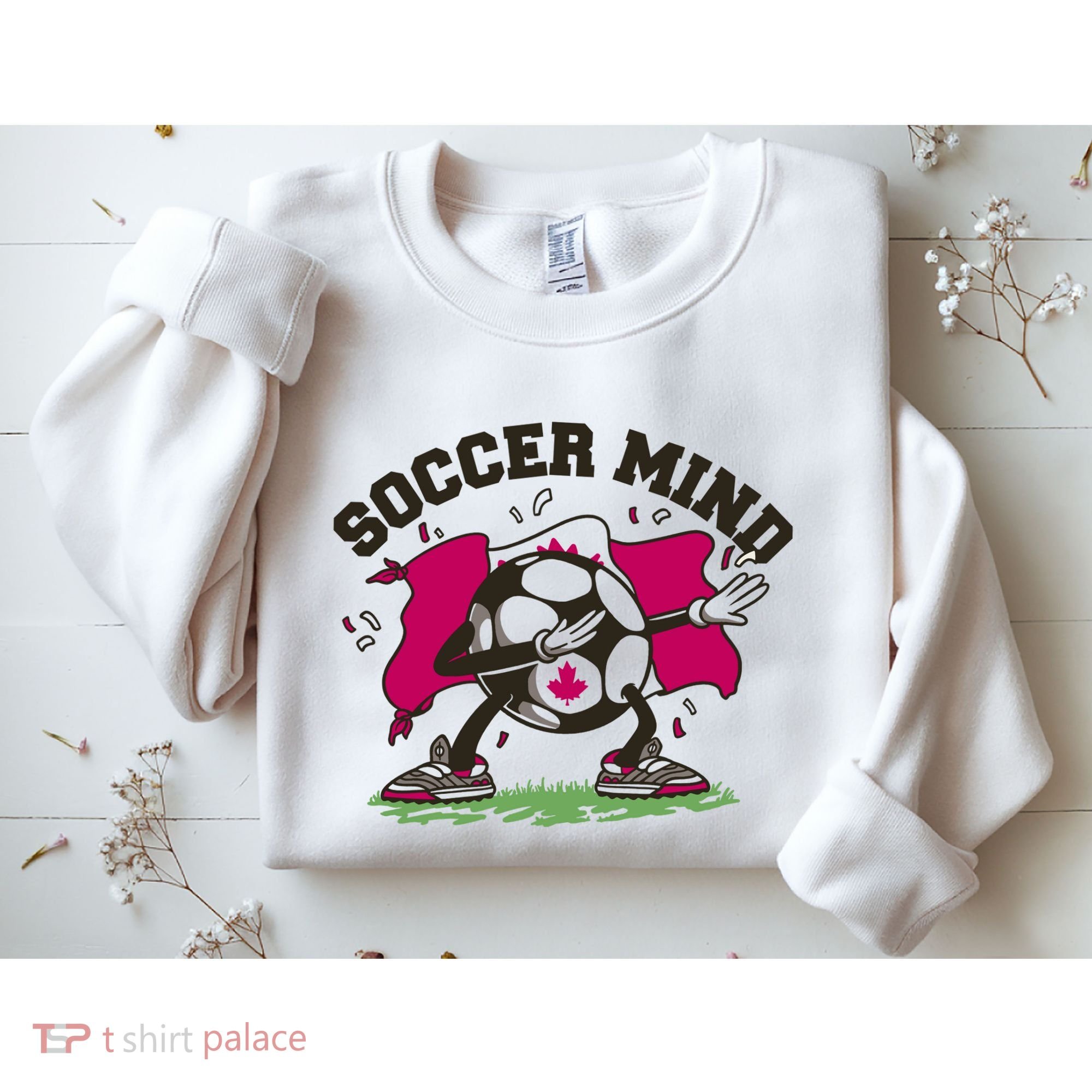 Soccer Mind Canadian Flag Sport Sweatshirt