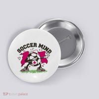 Soccer Mind Canadian Flag Sport Button thumb 0