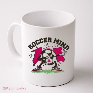 Soccer Mind Canadian Flag Sport Coffee Mug