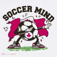 Soccer Mind Canadian Flag Sport Women's Hoodie thumb 2
