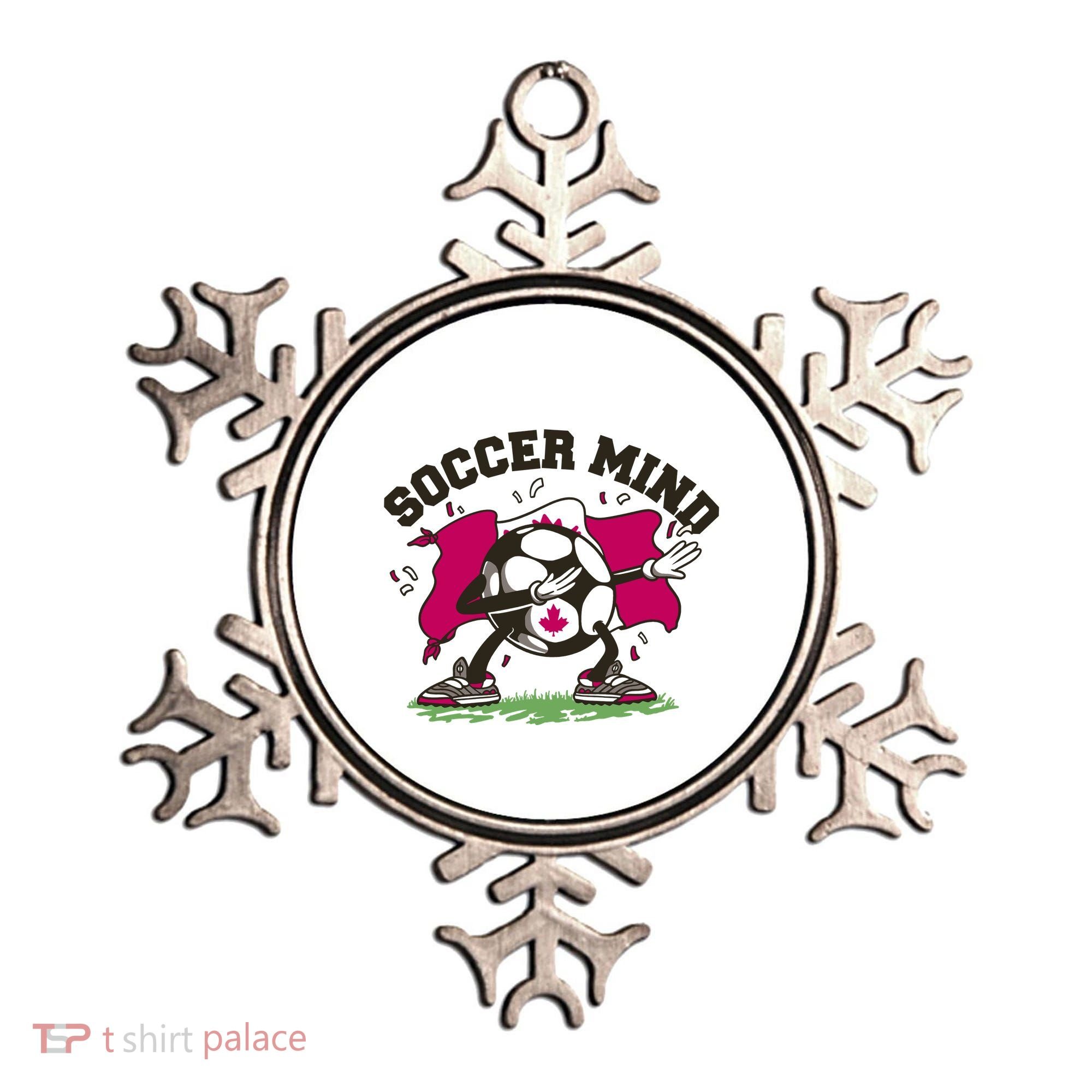 Soccer Mind Canadian Flag Sport Ornament