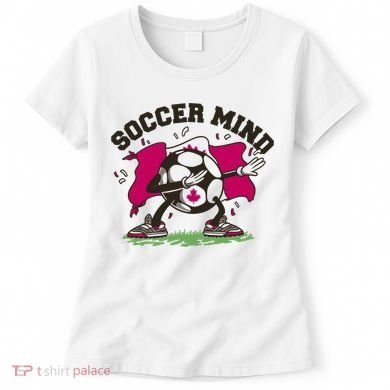 Soccer Mind Canadian Flag Sport Women's T-Shirt