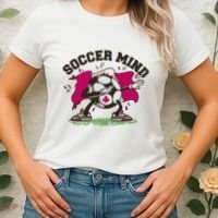 Soccer Mind Canadian Flag Sport Women's T-Shirt thumb 2