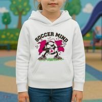 Soccer Mind Canadian Flag Sport Kids Hoodie thumb 3