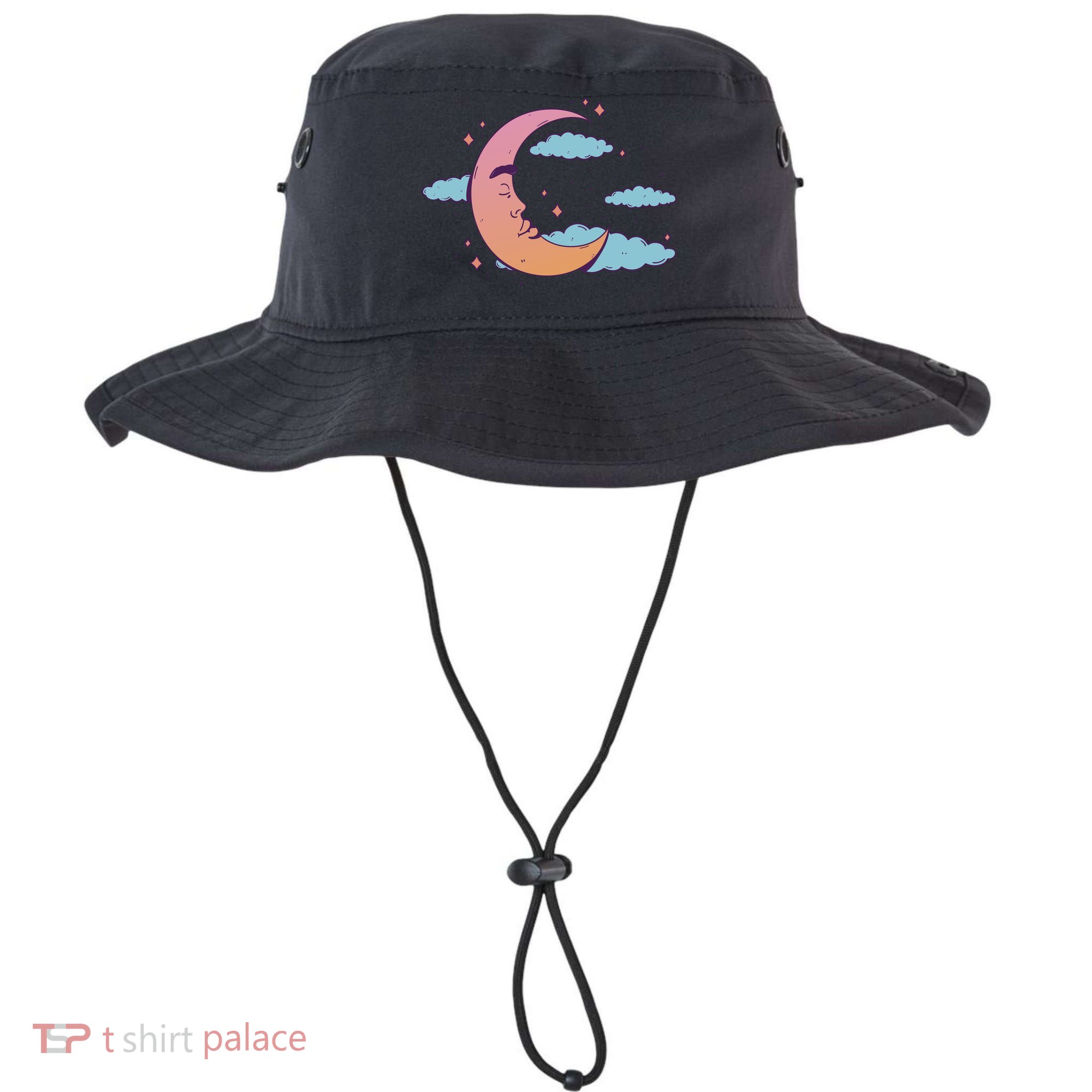 Sleeping Moon Cloud Bucket Hat