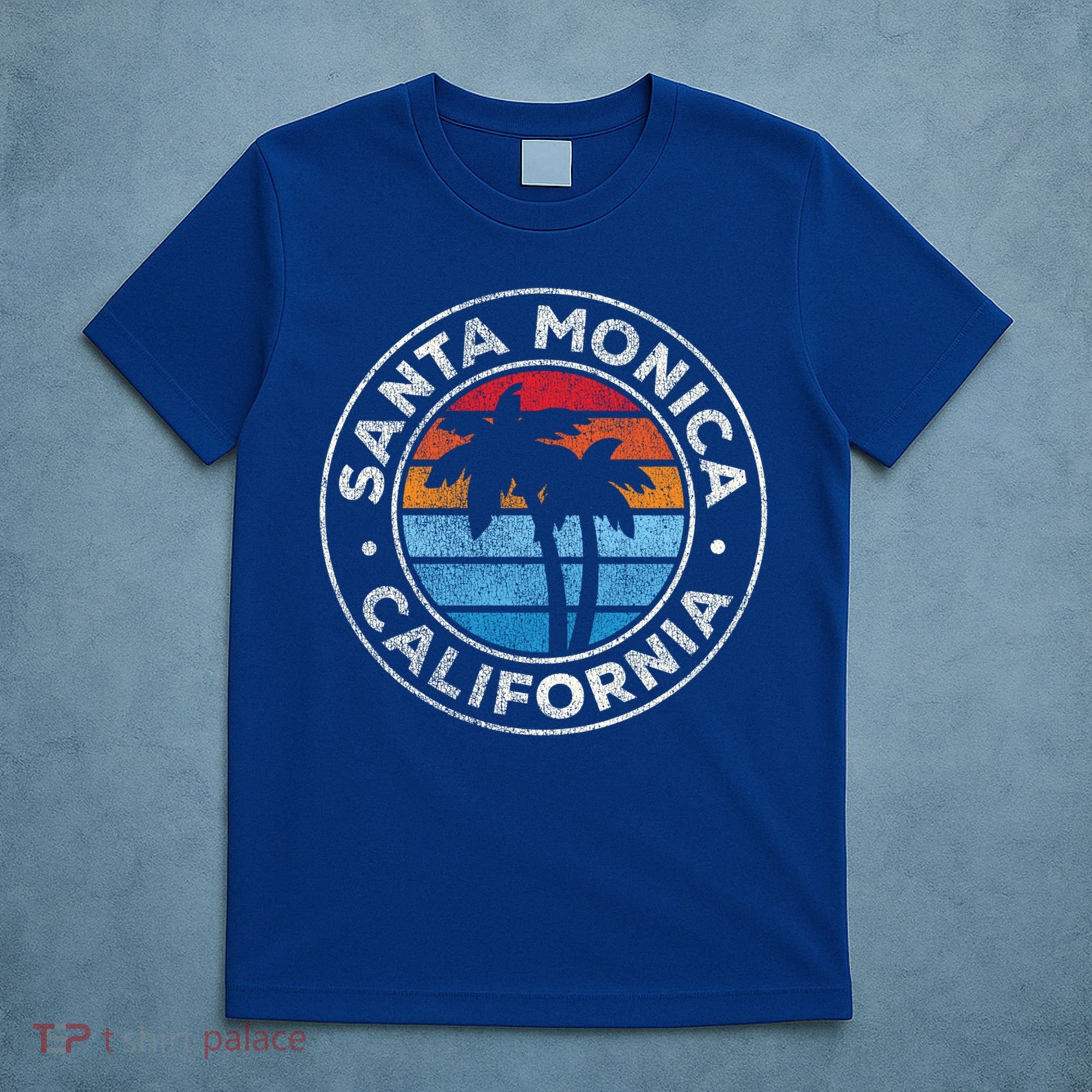 Santa Monica California Ca Vintage Graphic Retro 70s Great Gift T-Shirt