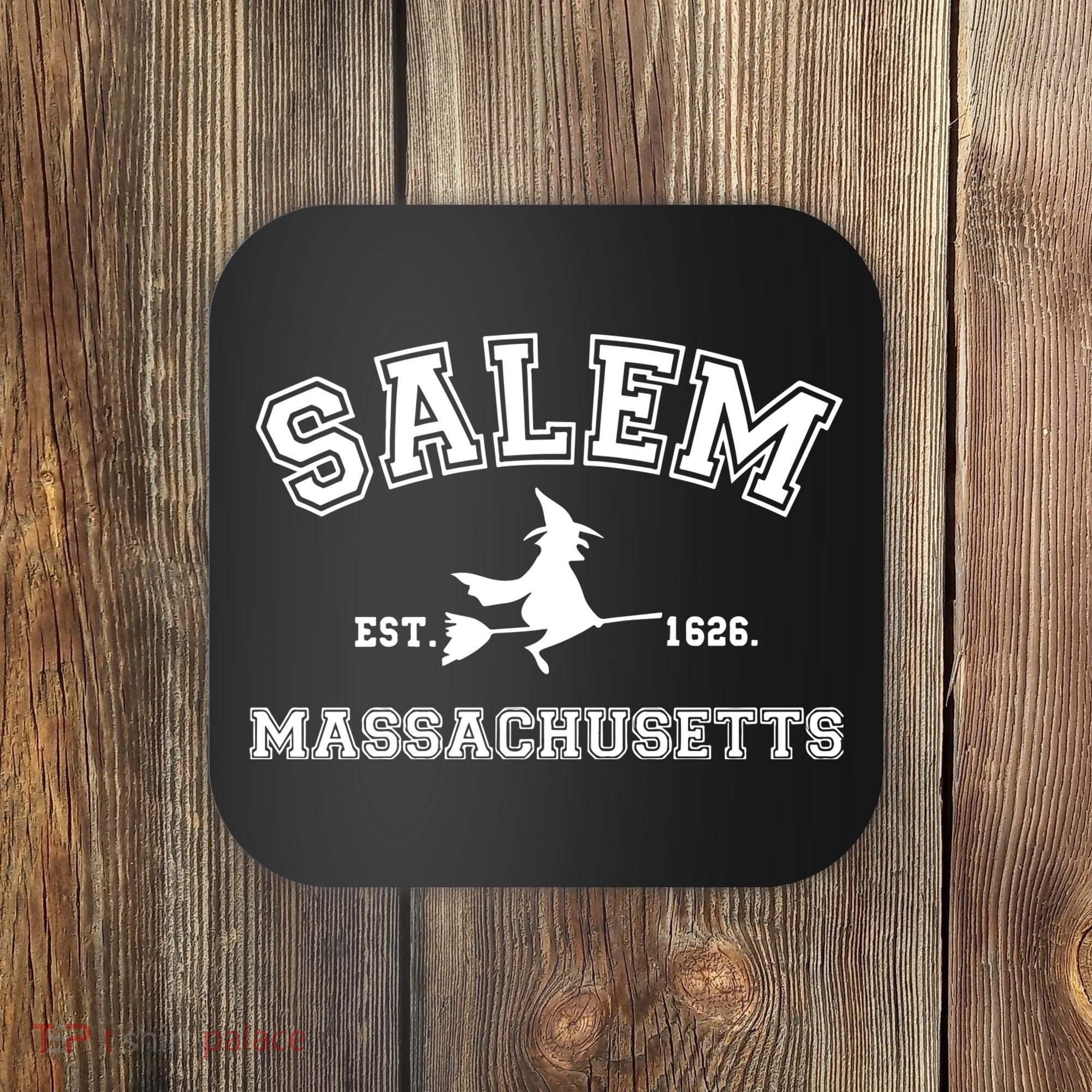 Salem Massachusetts Cute Halloween Coaster