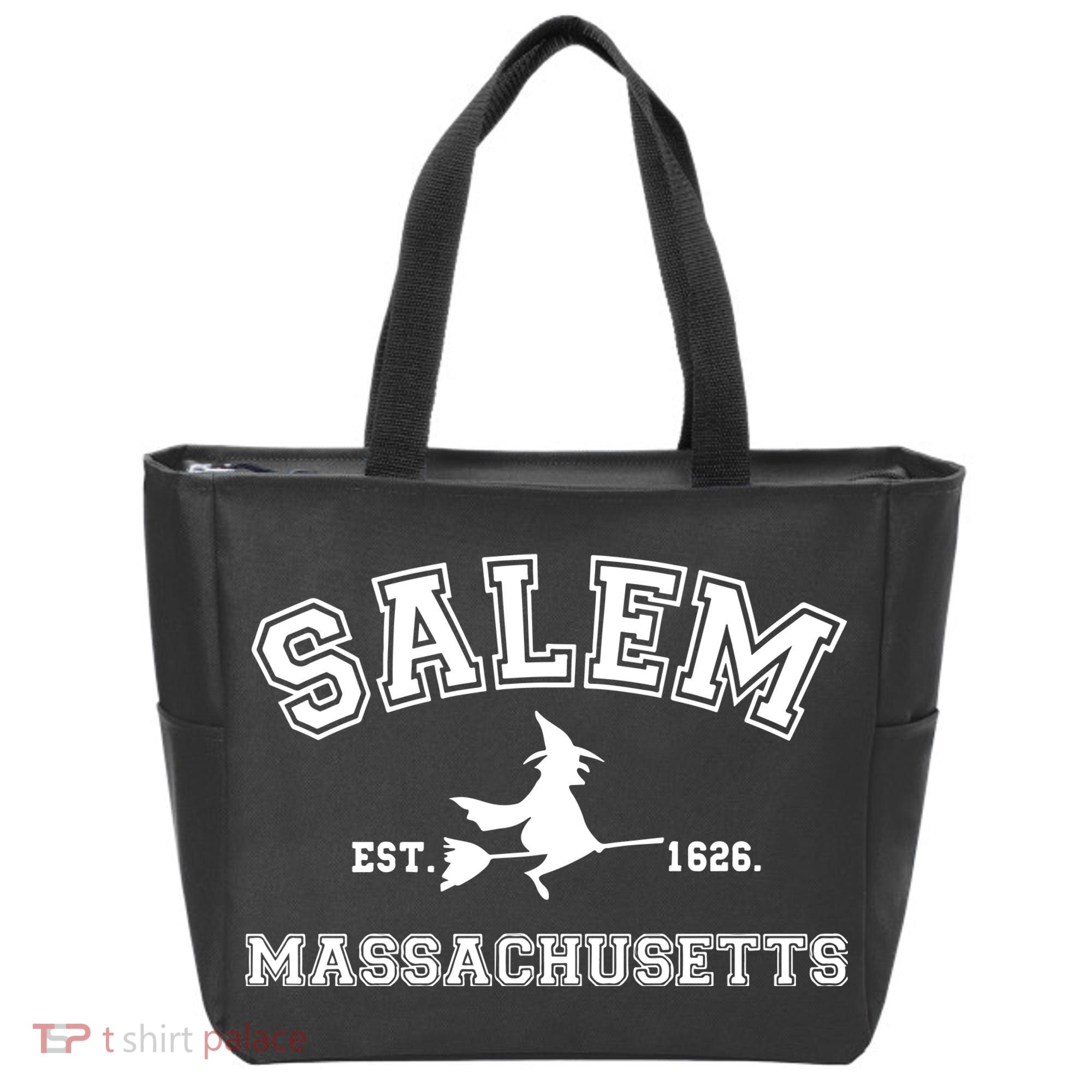 Salem Massachusetts Cute Halloween Tote Bag