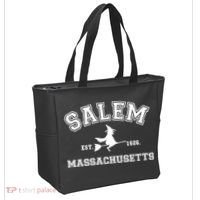 Salem Massachusetts Cute Halloween Tote Bag thumb 2