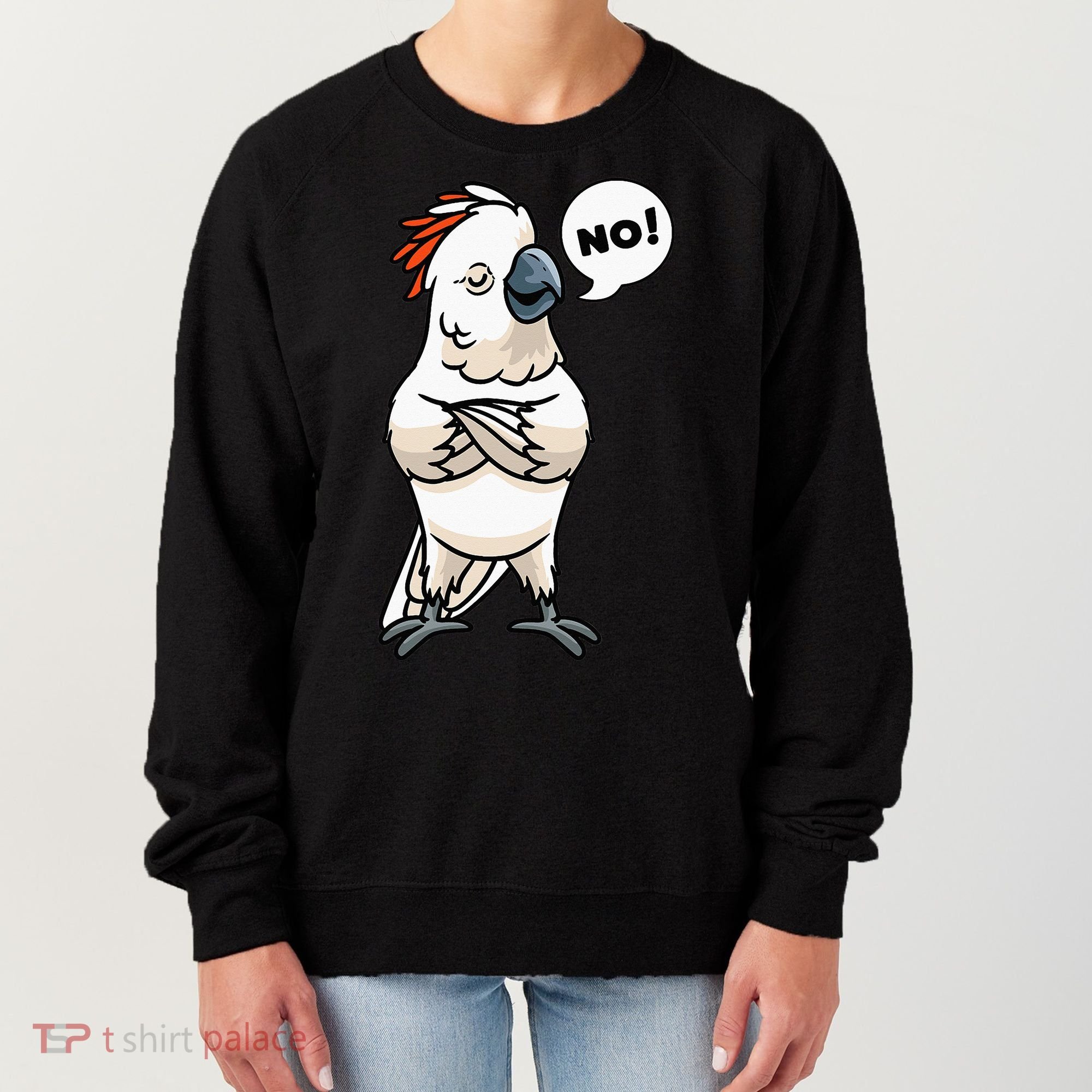 Stubborn Moluccan Cockatoo No Salmon-crested Bird Parrot Women's Sweatshirt