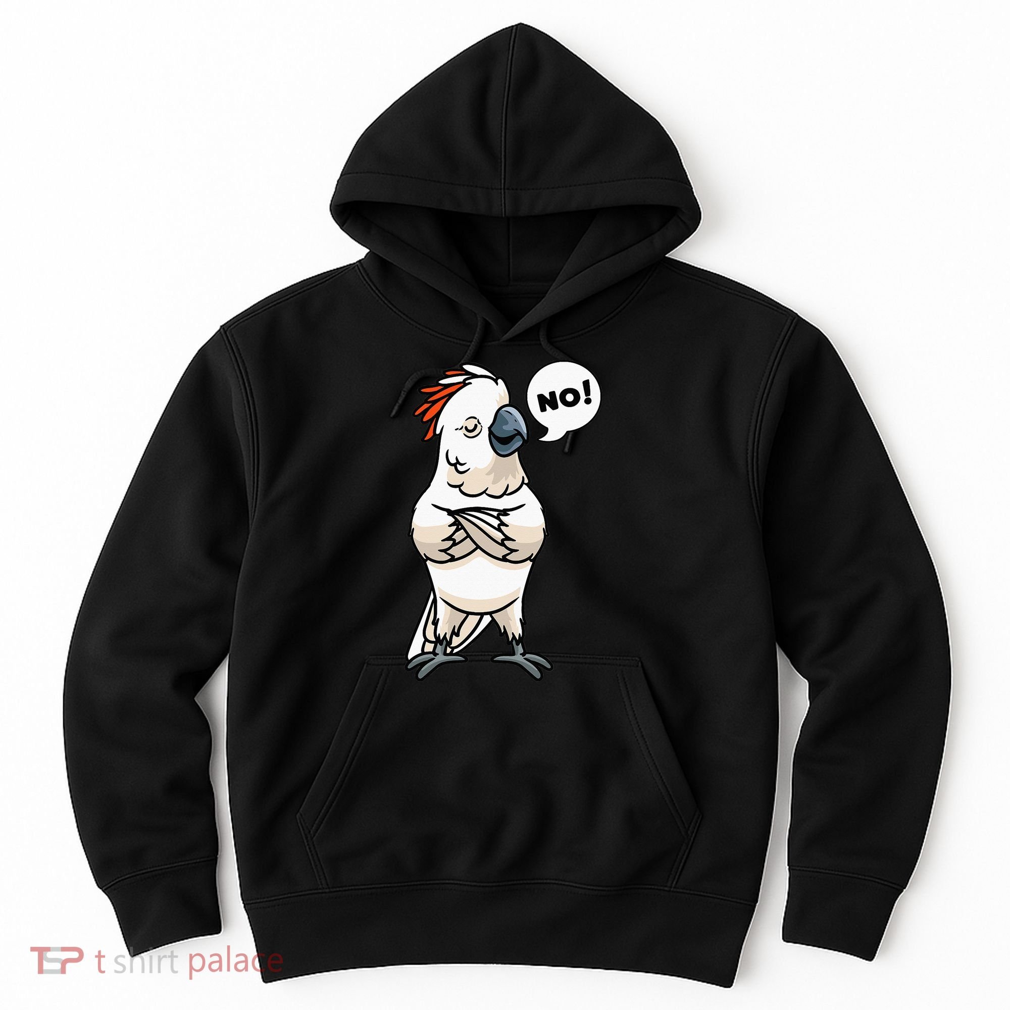 Stubborn Moluccan Cockatoo No Salmon-crested Bird Parrot Hoodie