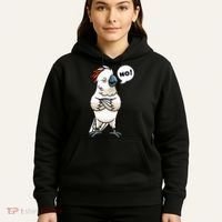 Stubborn Moluccan Cockatoo No Salmon-crested Bird Parrot Hoodie thumb 5
