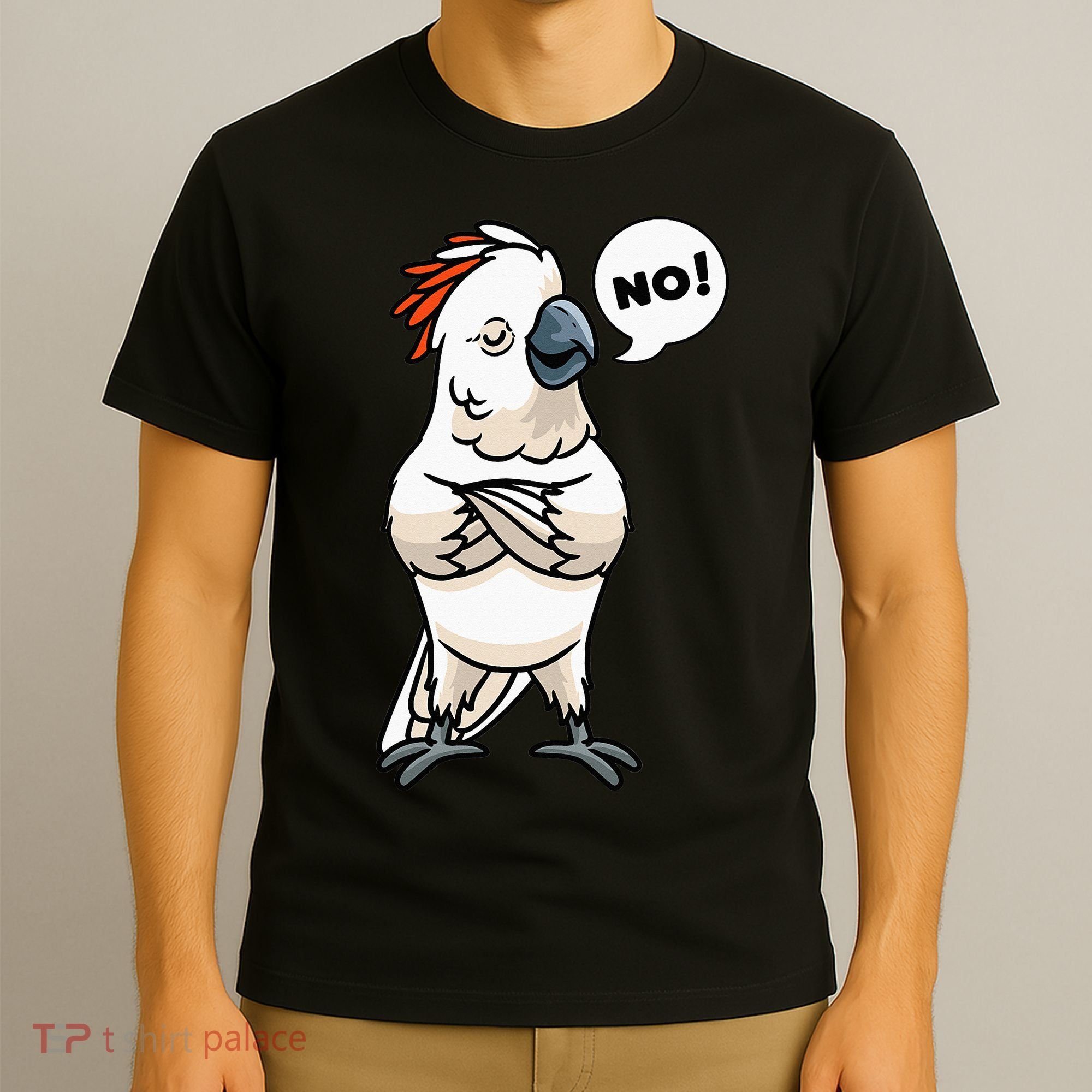 Stubborn Moluccan Cockatoo No Salmon-crested Bird Parrot T-Shirt