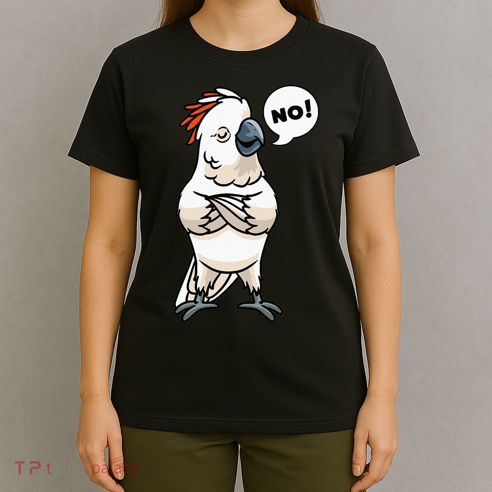 Stubborn Moluccan Cockatoo No Salmon-crested Bird Parrot T-Shirt