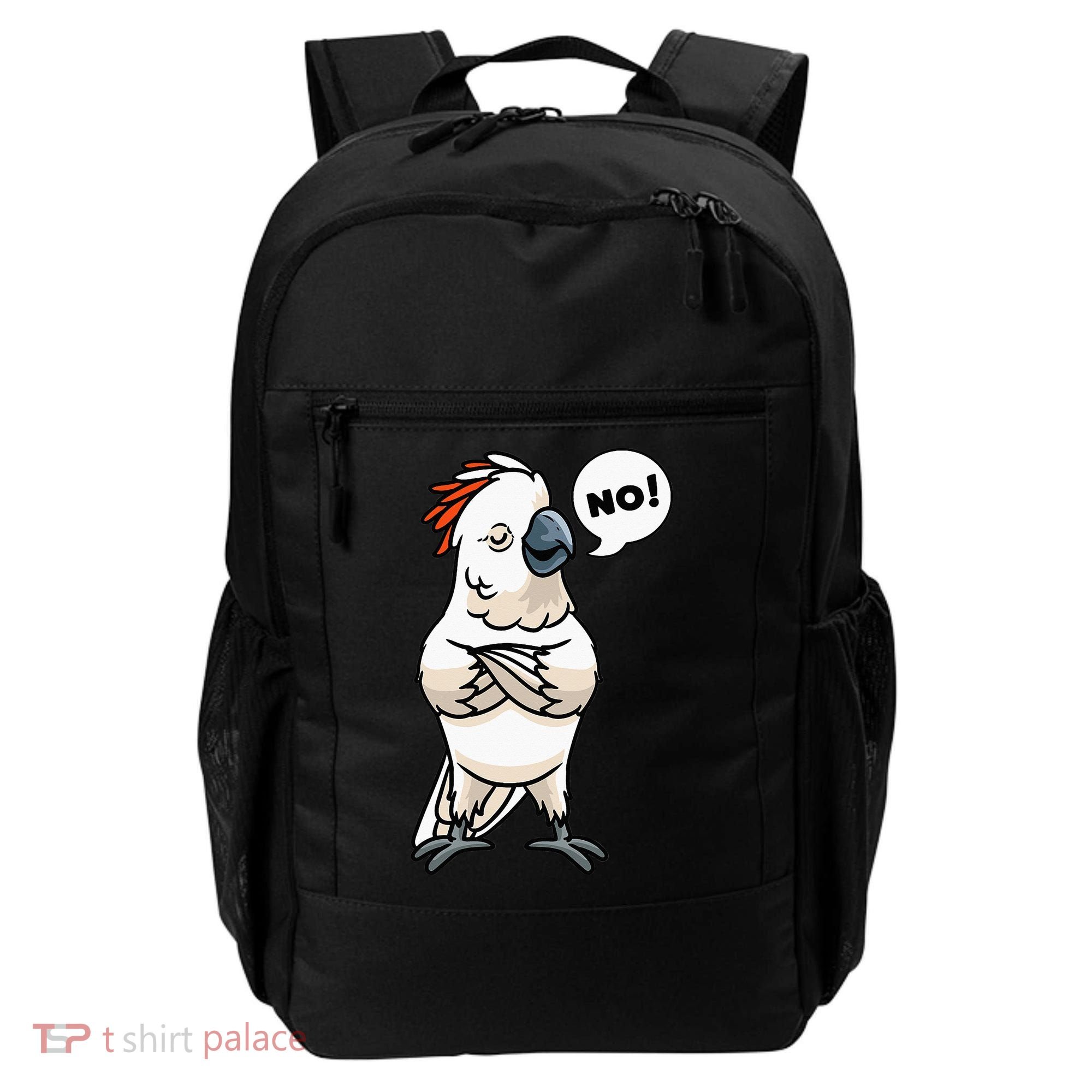 Stubborn Moluccan Cockatoo No Salmon-crested Bird Parrot Backpack