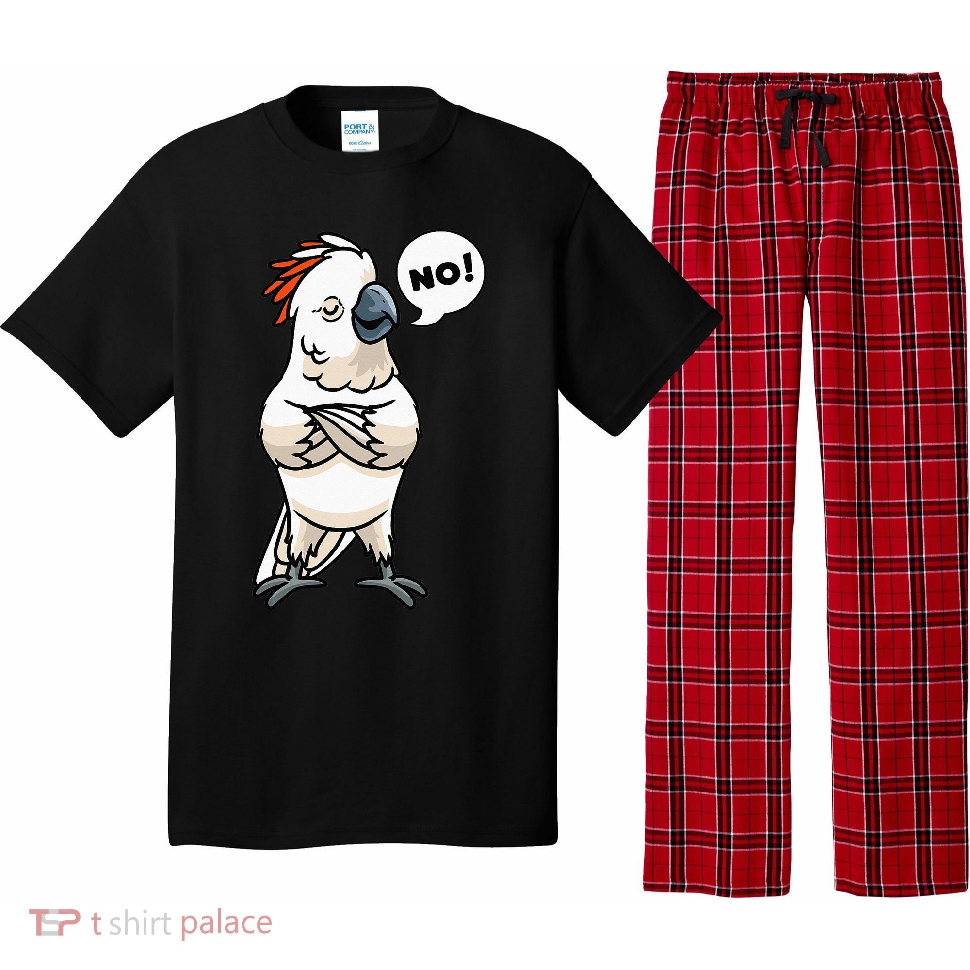 Stubborn Moluccan Cockatoo No Salmon-crested Bird Parrot Pajama Set