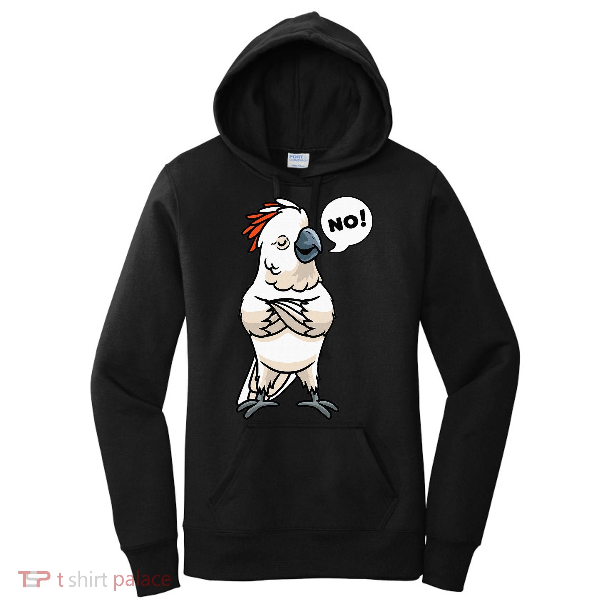 Stubborn Moluccan Cockatoo No Salmon-crested Bird Parrot Women's Hoodie