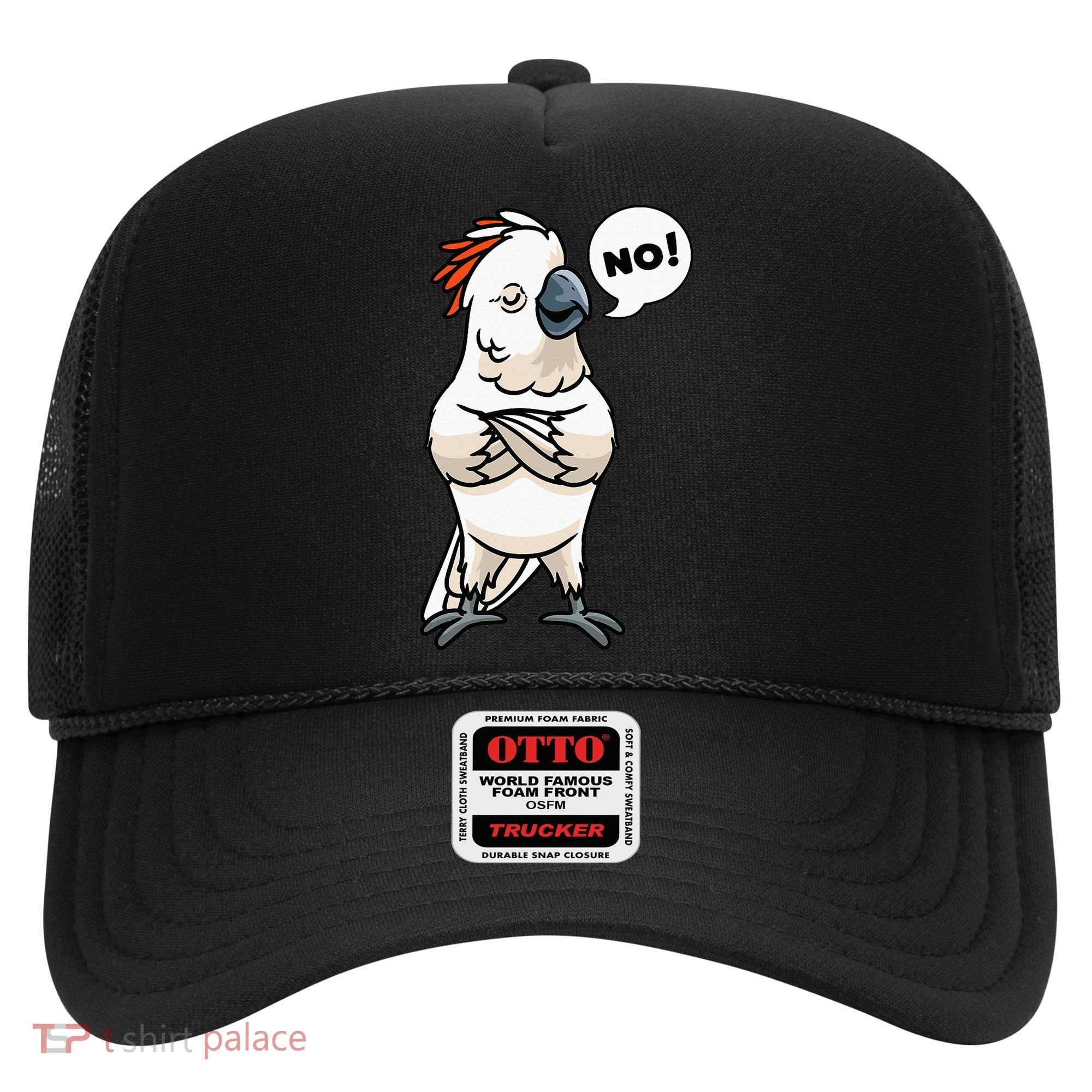 Stubborn Moluccan Cockatoo No Salmon-crested Bird Parrot Hat
