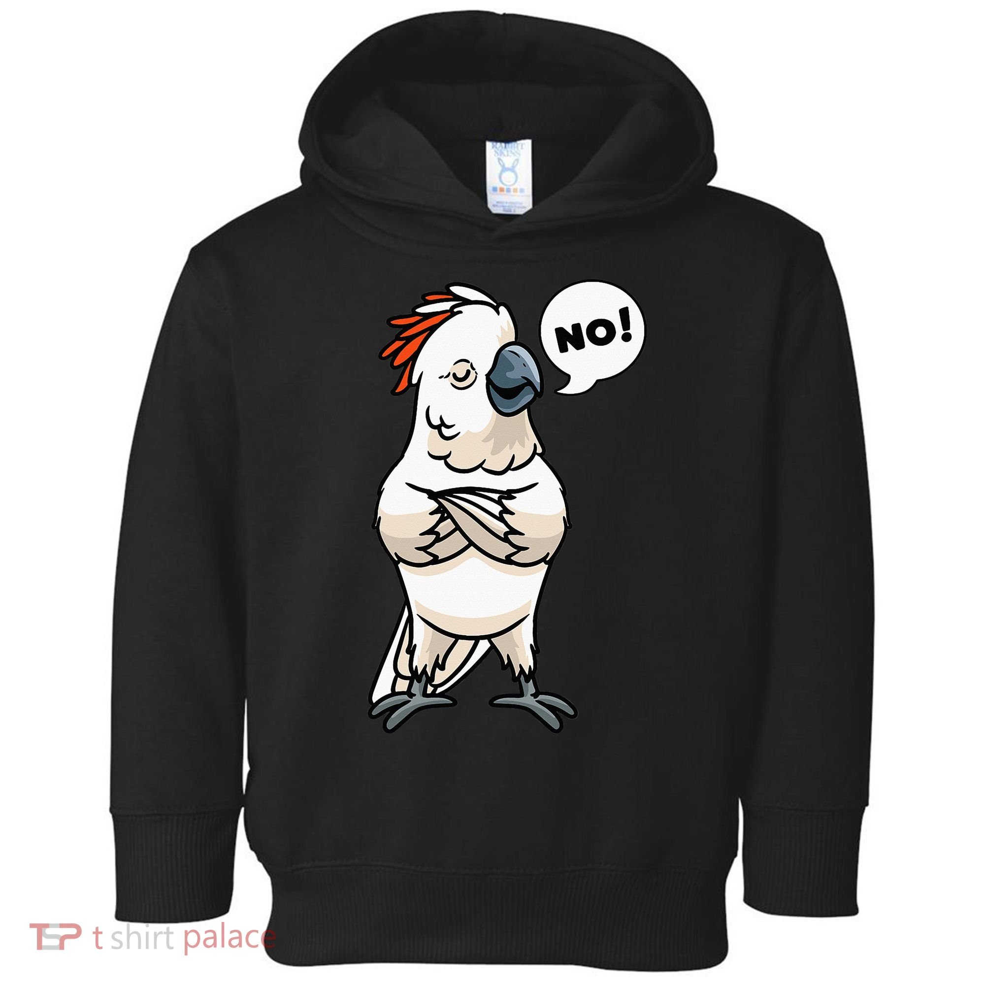 Stubborn Moluccan Cockatoo No Salmon-crested Bird Parrot Toddler Hoodie