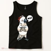 Stubborn Moluccan Cockatoo No Salmon-crested Bird Parrot Tank Top thumb 2