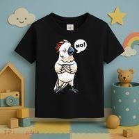 Stubborn Moluccan Cockatoo No Salmon-crested Bird Parrot Toddler T-Shirt thumb 3