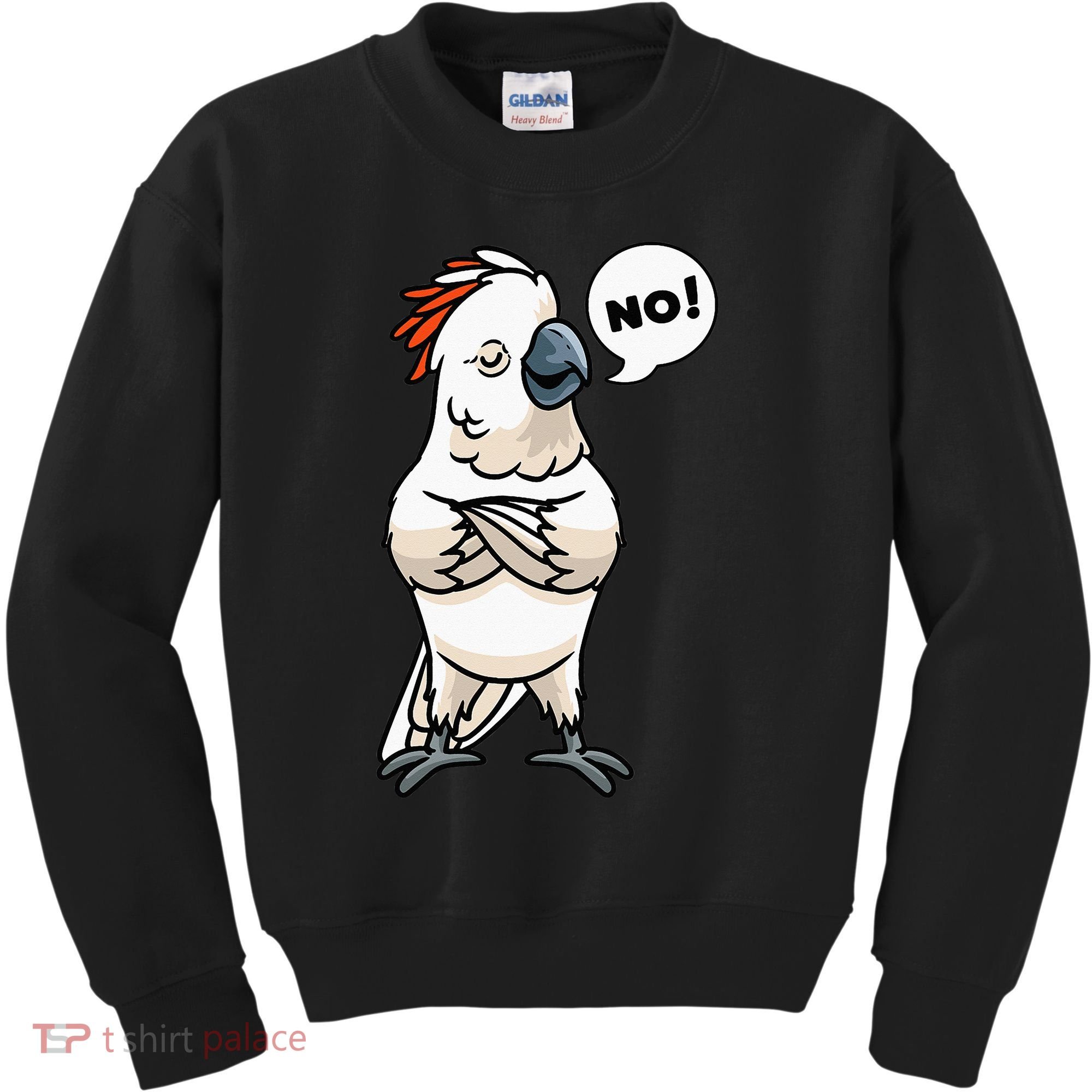 Stubborn Moluccan Cockatoo No Salmon-crested Bird Parrot Kids Sweatshirt