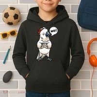 Stubborn Moluccan Cockatoo No Salmon-crested Bird Parrot Kids Hoodie thumb 2