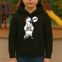 Stubborn Moluccan Cockatoo No Salmon-crested Bird Parrot Kids Hoodie thumb 3