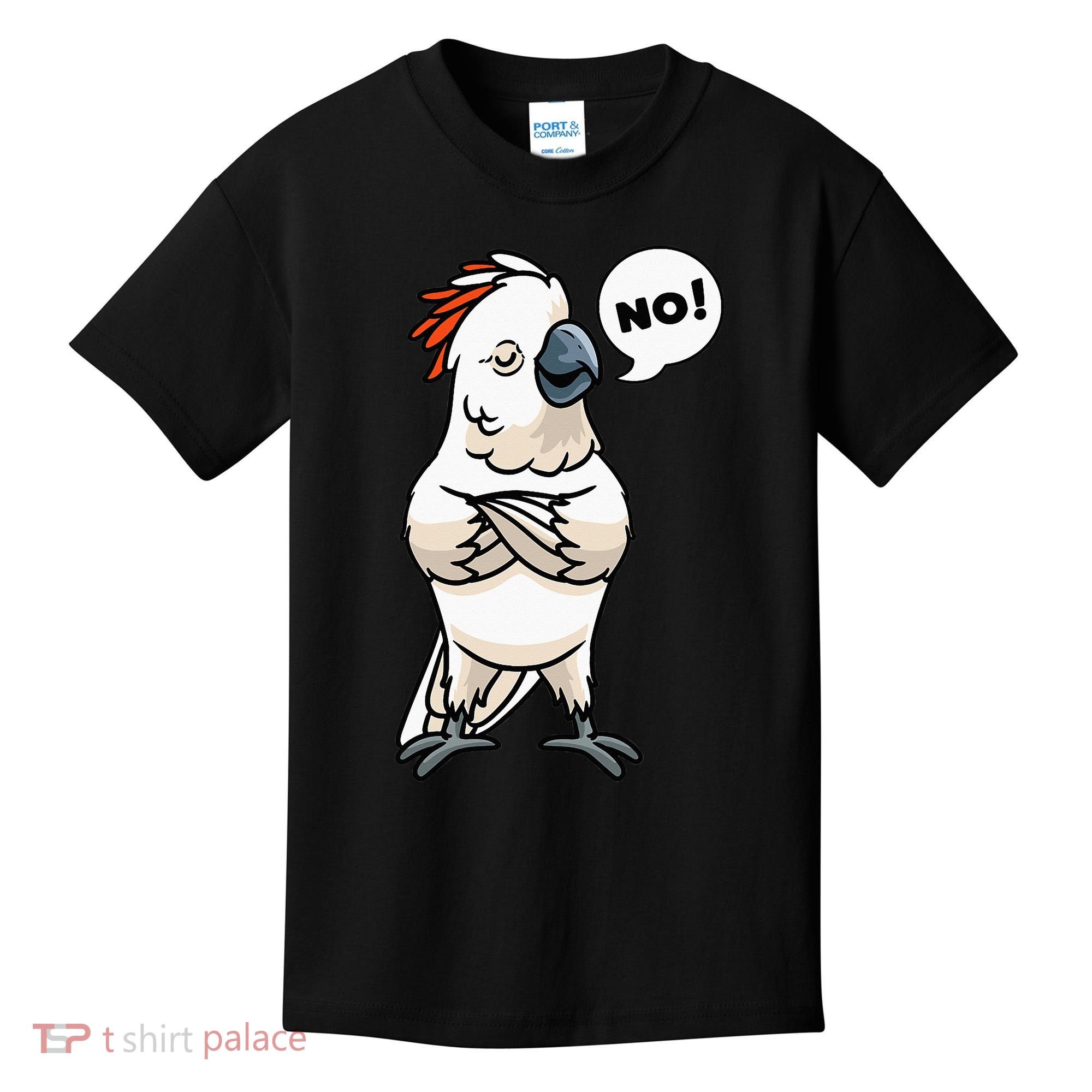 Stubborn Moluccan Cockatoo No Salmon-crested Bird Parrot Kids T-Shirt