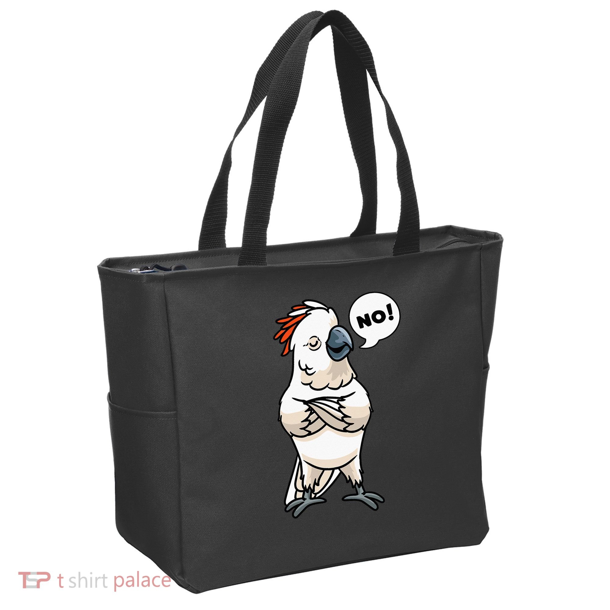 Stubborn Moluccan Cockatoo No Salmon-crested Bird Parrot Tote Bag