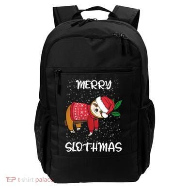 Sloth Merry Christmas Santa Sloth Merry Slothmas Gift Backpack