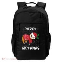 Sloth Merry Christmas Santa Sloth Merry Slothmas Gift Backpack thumb 0
