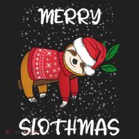 Sloth Merry Christmas Santa Sloth Merry Slothmas Gift Beanie thumb 2