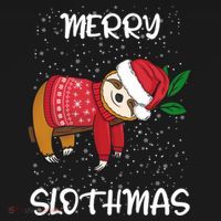 Sloth Merry Christmas Santa Sloth Merry Slothmas Gift Women's Hoodie thumb 2
