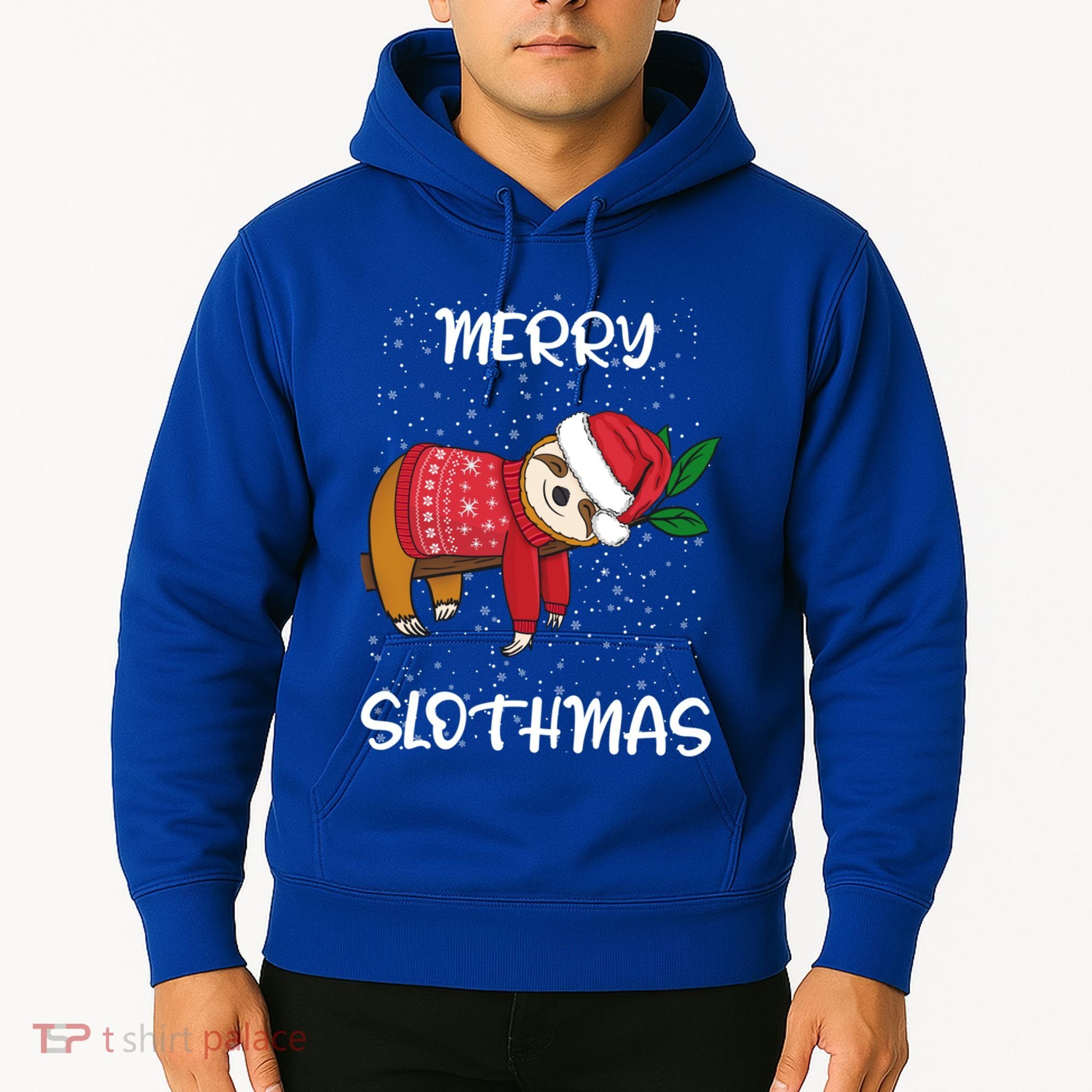 Sloth Merry Christmas Santa Sloth Merry Slothmas Gift Hoodie
