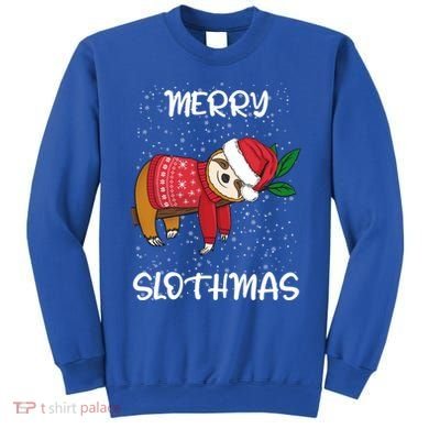 Sloth Merry Christmas Santa Sloth Merry Slothmas Gift Sweatshirt