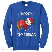 Sloth Merry Christmas Santa Sloth Merry Slothmas Gift Sweatshirt thumb 0