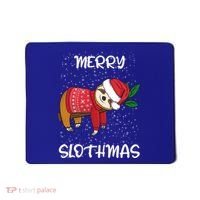 Sloth Merry Christmas Santa Sloth Merry Slothmas Gift Mousepad thumb 0