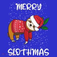 Sloth Merry Christmas Santa Sloth Merry Slothmas Gift Toddler T-Shirt thumb 4