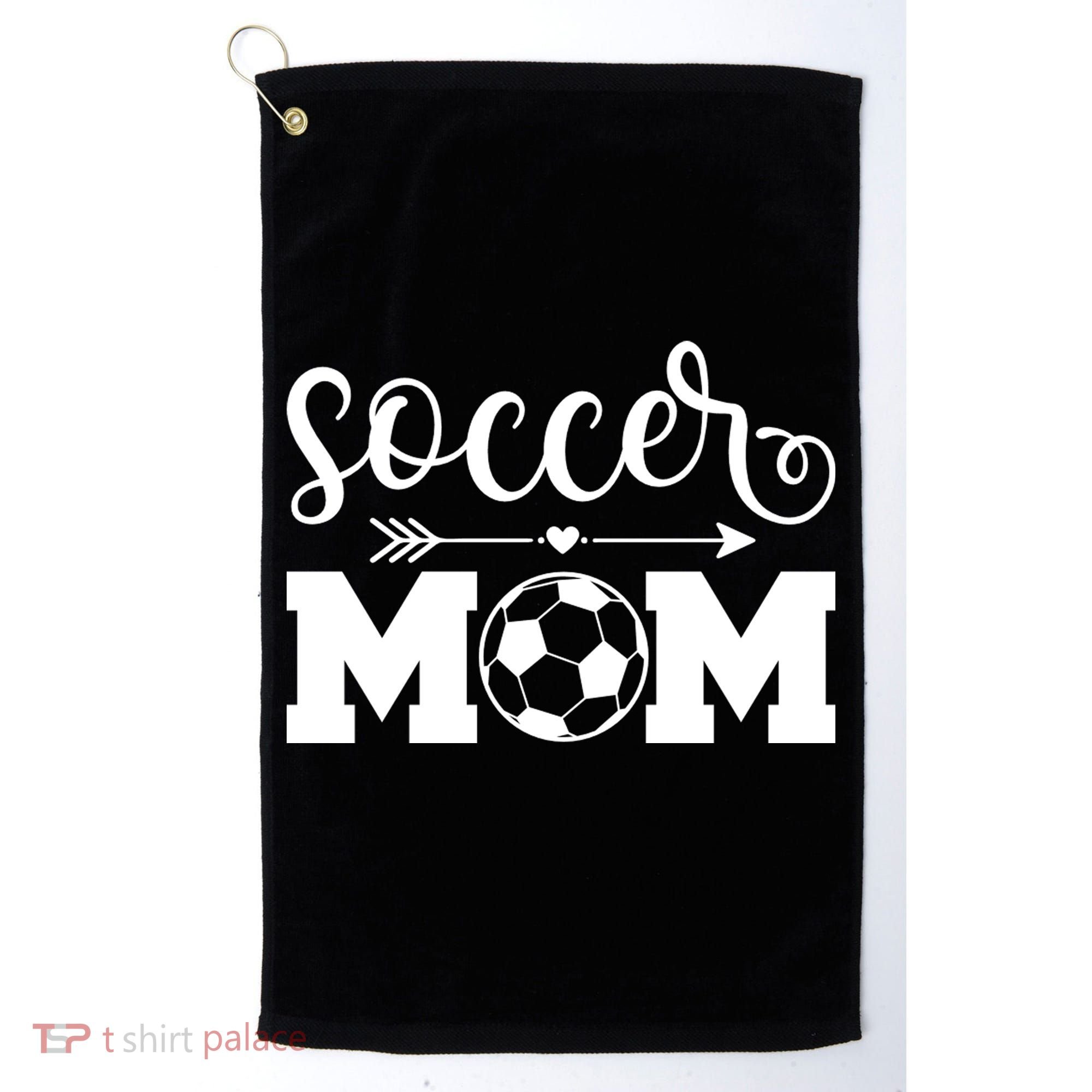 Soccer Mom Cute Gift Golf Towel
