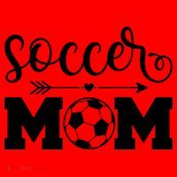 Soccer Mom Cute Gift Santa Hat thumb 1
