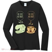 Sewing Machine Coffee Funny Sew Quilting Seamstress Sewer Women's Long Sleeve Shirt thumb 0