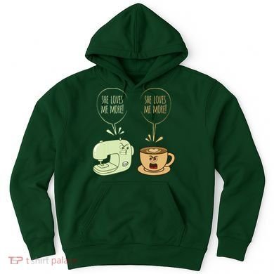 Sewing Machine Coffee Funny Sew Quilting Seamstress Sewer Hoodie