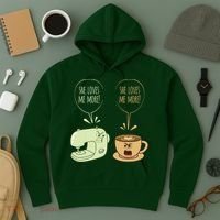 Sewing Machine Coffee Funny Sew Quilting Seamstress Sewer Hoodie thumb 3