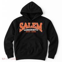 Salem Massachusetts Cute Fall Salem Est 1692 Hoodie thumb 0