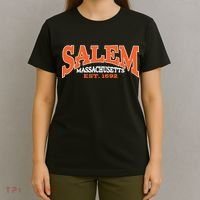 Salem Massachusetts Cute Fall Salem Est 1692 T-Shirt thumb 4