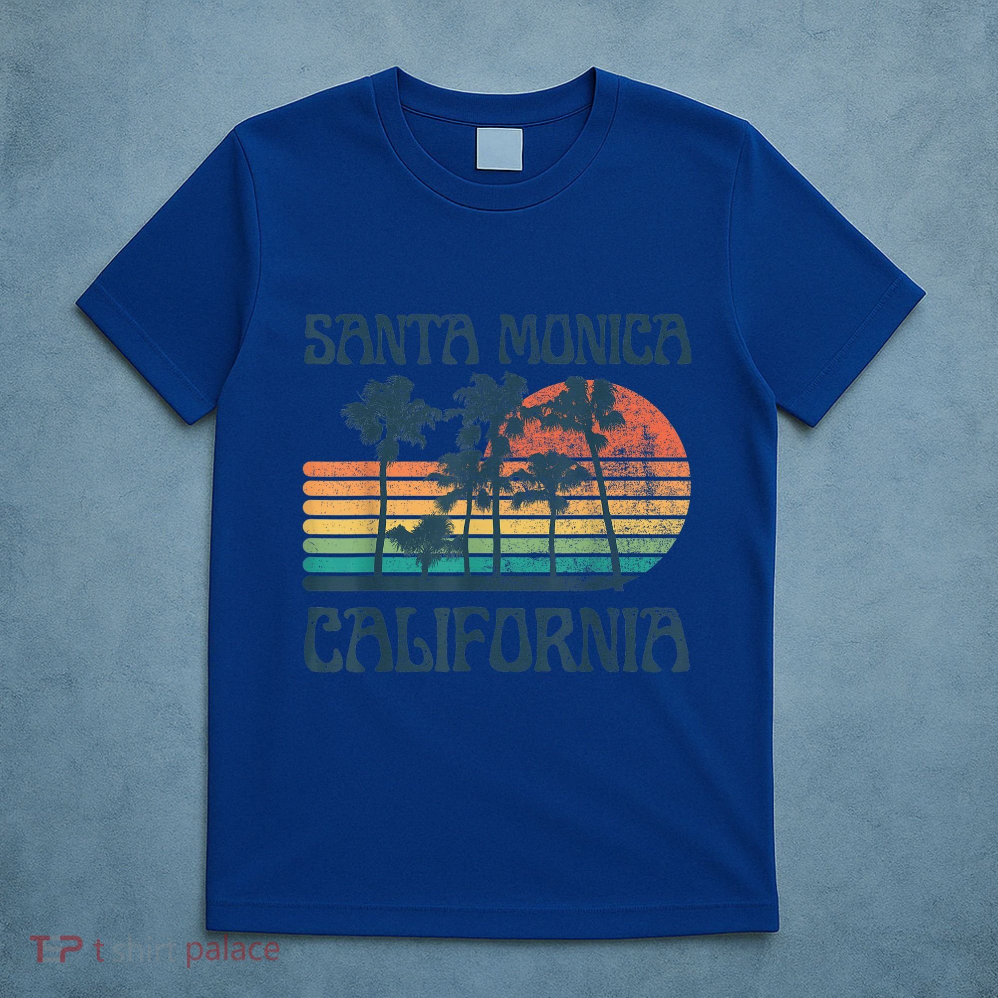 Santa Monica California Beach Summer Vacation Vintage T-Shirt